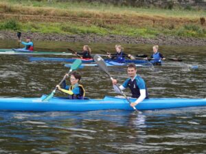 Kanujugend im 2er Kanu