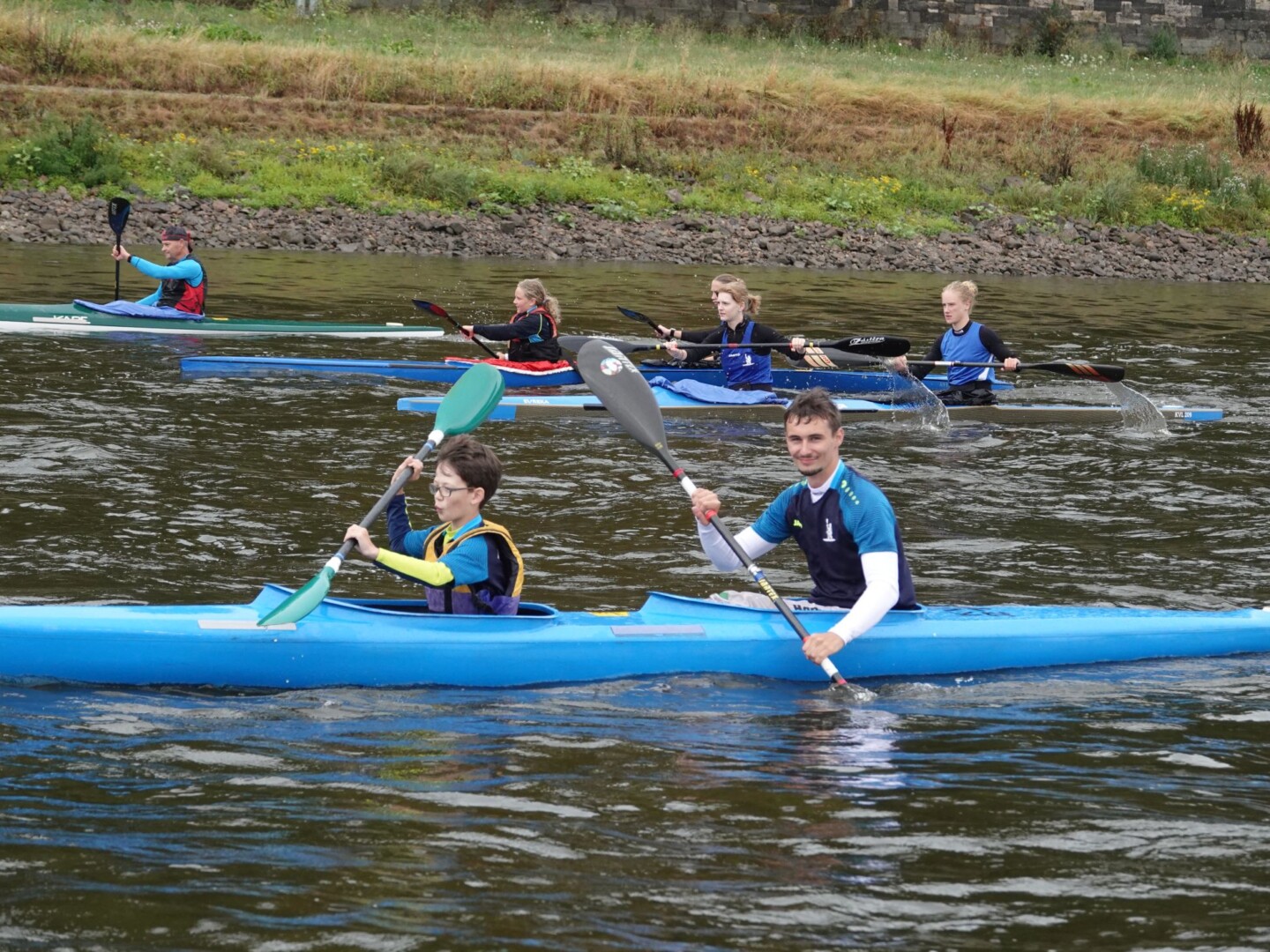 Kanujugend im 2er Kanu